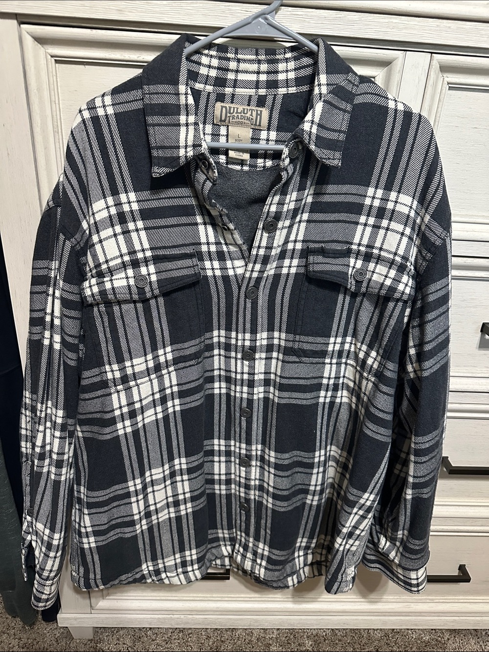 Duluth Trading Men's Flapjack Fleece-lined Relaxed Fit Shirt Jac Size Large